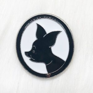 🔮 5/$25 Disney Winnie the Pooh Piglet‎ Silhouette Pin
